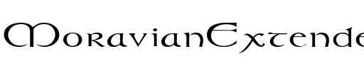 MoravianExtended Regular.ttf