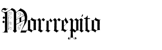 Morcrepito Regular.otf