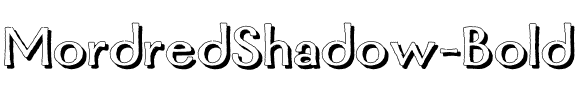 MordredShadow-Bold Regular.ttf