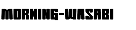 Morning Wasabi Regular.ttf