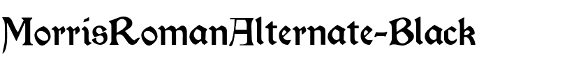 Morris Roman Alternate Bold.otf