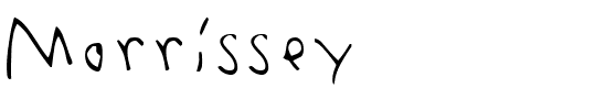 Morrissey Normal.ttf