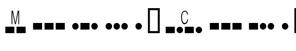 Morse Code Regular.ttf