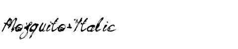 Mosquito Italic.ttf