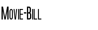 Movie Bill Normal.ttf