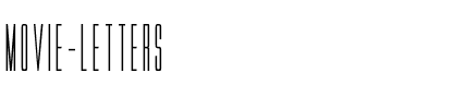 Movie Letters Normal.ttf