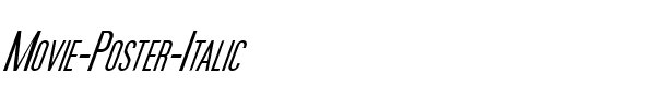 Movie Poster Italic.ttf