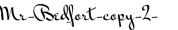 Mr Bedfort Regular.ttf