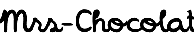 Mrs Chocolat Regular.ttf