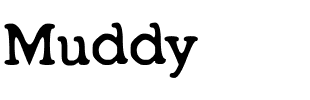 Muddy Normal.ttf