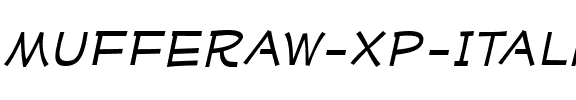 Mufferaw Xp Italic.ttf