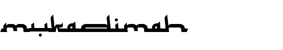 Mukadimah Regular.ttf
