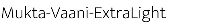 Mukta Vaani ExtraLight Regular.ttf