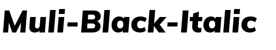 Muli Black Italic.ttf