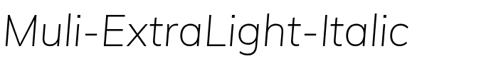 Muli ExtraLight Italic.ttf