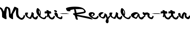 Multi ttnorm Regular.ttf