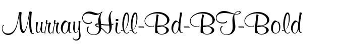 MurrayHill Bd BT Bold.ttf