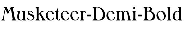 Musketeer Demi Bold Regular.ttf