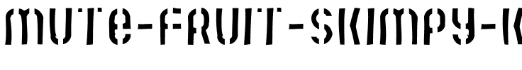 Mute Fruit Skimpy Krash Regular.ttf