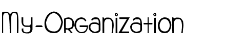 My Organization Normal.ttf
