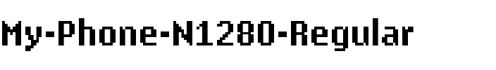 My Phone N1280 Regular.ttf