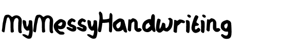 MyMessyHandwriting Medium.ttf