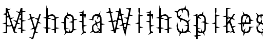 MyhotaWithSpikes Regular.ttf