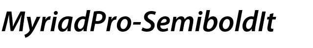 Myriad Pro Light Bold Italic.ttf