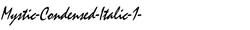 Mystic-Condensed Italic.ttf
