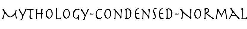 Mythology Condensed Normal.ttf