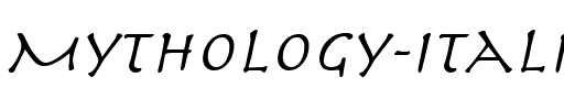 Mythology Italic.ttf