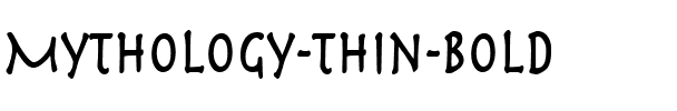 Mythology Thin Bold.ttf
