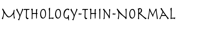 Mythology Thin Normal.ttf