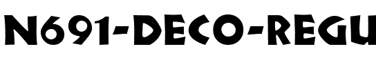 N691-Deco Regular.ttf