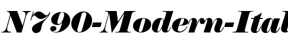 N790-Modern Italic.ttf