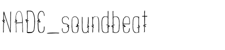 NADCsoundbeat Regular.ttf
