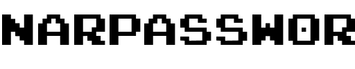 NARPASSWORD00000 Regular.ttf