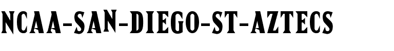 NCAA San Diego St Aztecs Regular.ttf