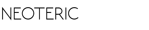 NEOTERIC Regular.ttf