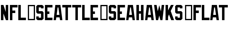 NFL Seattle Seahawks Flat Regular.ttf