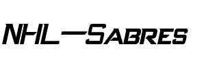 NHL Sabres Normal.ttf