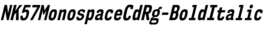 NK57 Monospace Cd Rg Bold Italic.ttf
