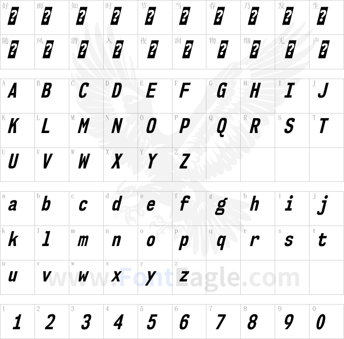 NK57MonospaceCdRg-BoldItalic