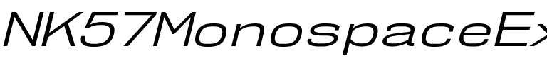 NK57 Monospace Ex Bk Italic.ttf