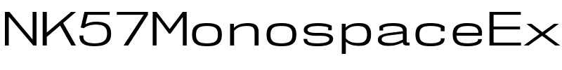 NK57 Monospace Ex Bk Regular.ttf