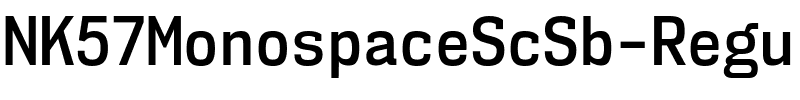 NK57 Monospace Sc Sb Regular.ttf