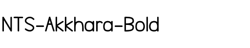 NTS Akkhara Bold.ttf