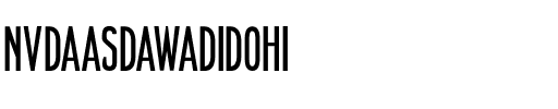 NVDAASDAWADIDOHI Normal ExtraCondensed.ttf