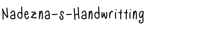 Nadezna’s Handwritting Medium.ttf
