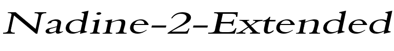 Nadine 2 Extended Italic.ttf